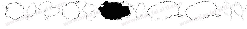 FancyBalloons Regula字体转换